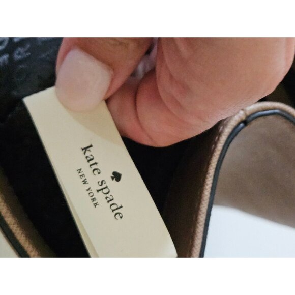 Kate Spade New York Cove Street Color Block Airel Tote Dune/Black - Picture 12 of 13